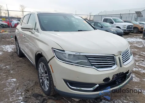 2016 Lincoln Mkx Reserve z USA, uszkodzony, nr VIN 2LMTJ8LR3GBL29884